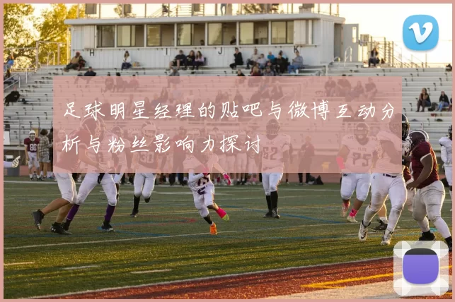 足球明星经理的贴吧与微博互动分析与粉丝影响力探讨