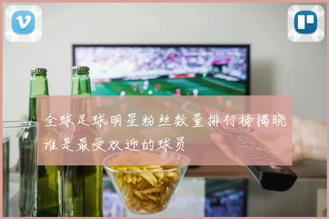 全球足球明星粉丝数量排行榜揭晓谁是最受欢迎的球员