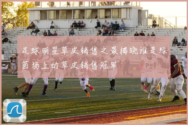 足球明星草皮销售之最揭晓谁是绿茵场上的草皮销售冠军